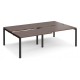 Adapt 1600mm Deep Sliding Top Double Back to Back Bench Desk